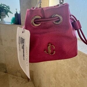 Jimmy Choo Mini Bag pink peony Marchaline mint condition with tags crossbody